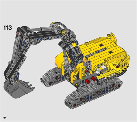 lego mini excavator instructions|lego 42121 tracked tractor instructions.